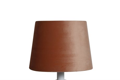 Lampskärm Sammet Terracotta 16x20x15 
