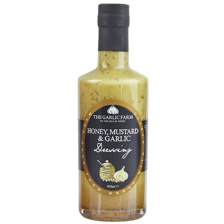 Honey, Mustard & Garlic Dressing – honung, senap & vitlök 500ml