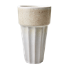 Lattekopp COSTA i keramik – Beige Ø:8 H:14cm