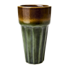 Lattekopp COSTA i keramik – Grön Ø:8 H:14cm