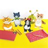 Kitten Cuddles / Kattungemys – Box med 12 stansade kort & kuvert