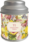 Te i fin vintage plåtburk – Sommarbukett Smak: Jordgubbstårta
