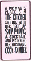 MAGNET – A woman's place is in the kitchen...