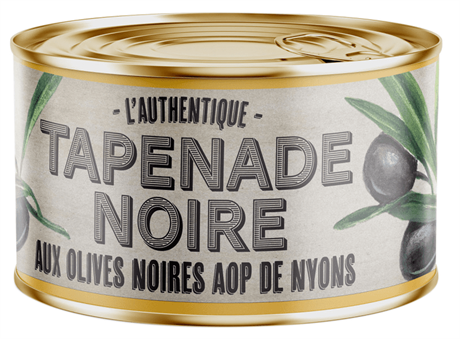 Tapenade Noire Authentique – Lyxig tapenade på svarta oliver 125g