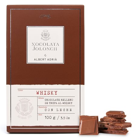 Mjölkchoklad med whiskytryffel – Milk Chocolate with Whisky 200g