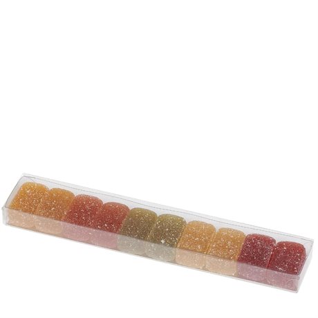 Marmeladkonfekt med minst 60% äkta frukt från Cónfidas 10 bitar 100g