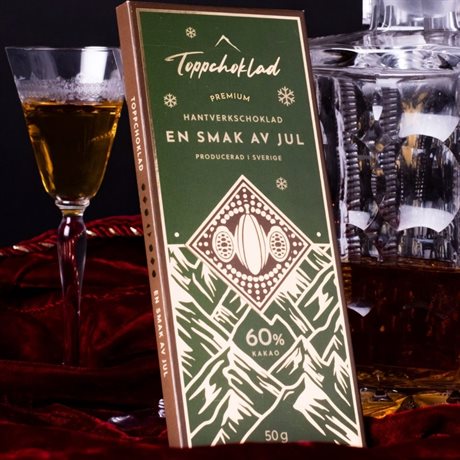 Toppchoklad chokladkaka – EN SMAK AV JUL 60% 50g