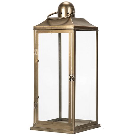 Lykta IDUN Antik Champagnefärg stor 24x24x60cm