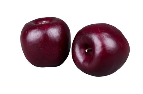 Äpple för dekoration – Burgundy 7cm Pris/st