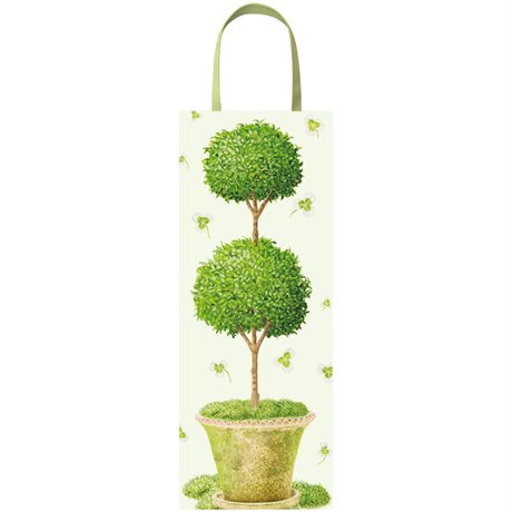 Presentpåse för en flaska – Potted Topiary 12,75x33x9cm