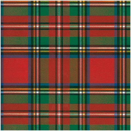 Presentpapper JUL – Scottish Tartan in Red 76x244cm 