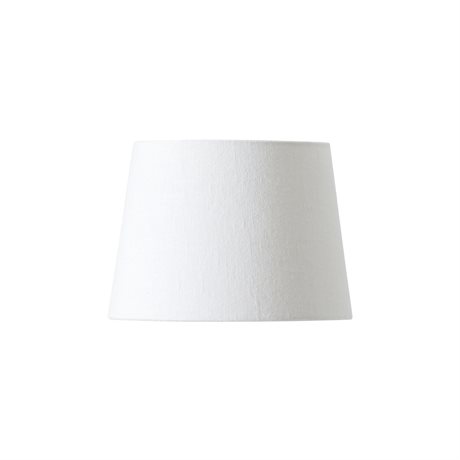 Lampskärm Qvist – Classic round LINEN WHITE Ø18 H13