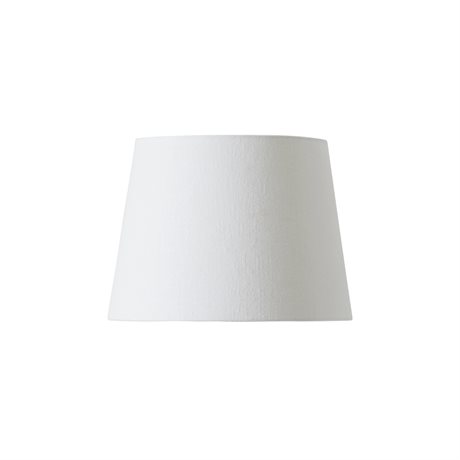 Lampskärm Qvist – Classic round LINEN WHITE Ø27 H20