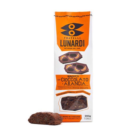 Fratelli Lunardi – Biscotti Choklad & Apelsin 200g