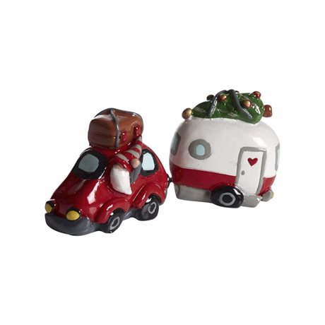 Nissarnas BIL & HUSVAGN 4x8cm