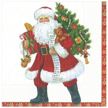 Servetter Middag Lynn Haney Santa