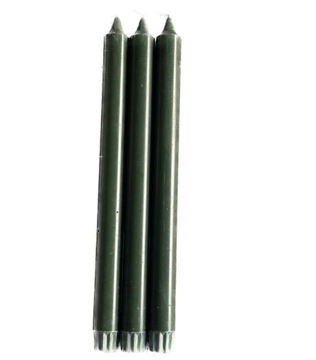 Kronljus 100% stearin MÖRKGRÖN Svanenmärkt 2,2X28 EKO Pris/st