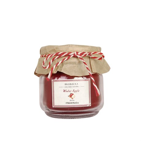 Doftljus Brobacka – Winter Apple Liten Ø7,5x8cm 25H