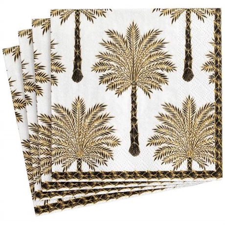 Servetter Kaffe Grand Palms Black