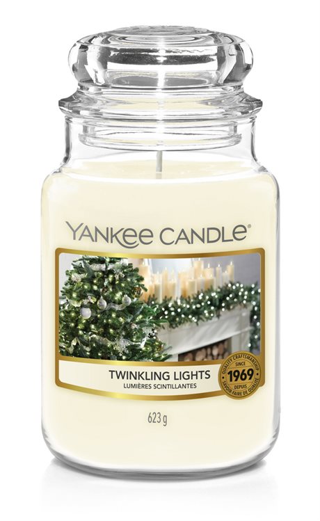 Doftljus Yankee Candle Classic Large – Twinkling Lights 110-150H