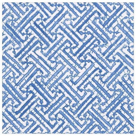 Servetter Middag Fretwork in Blue