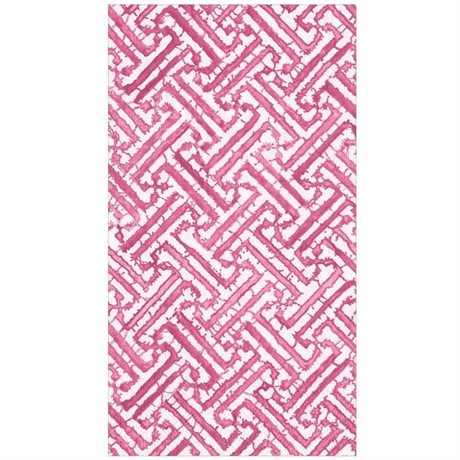 Servetter Buffé Fretwork in Fuchsia