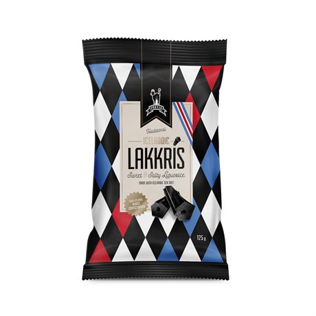 Freyju LAKKRÍS – isländsk söt & salt lakrits 125g