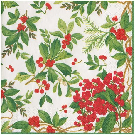 Servetter Middag Holly Chintz White