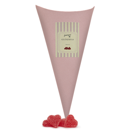 Geléhjärtan – klassiker i strut 200g