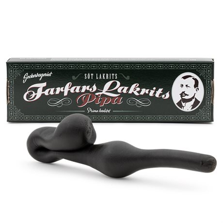 Farfars Lakritspipa i snygg Retroask 50g