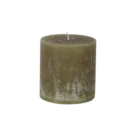 BLOCKLJUS COTÉ NORD Mossgrön Ø10XH10cm 60H 