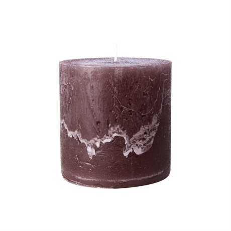 BLOCKLJUS COTÉ NORD Plommonlila Ø10XH10cm 60H 