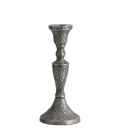 Ljusstake BALTA i antikbehandlad aluminium H:18cm