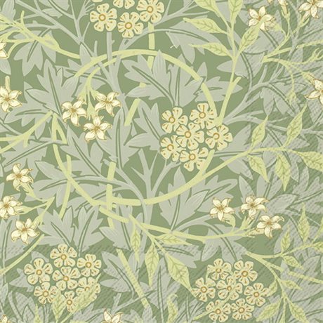 Servetter Kaffe V&A Jasmine Green