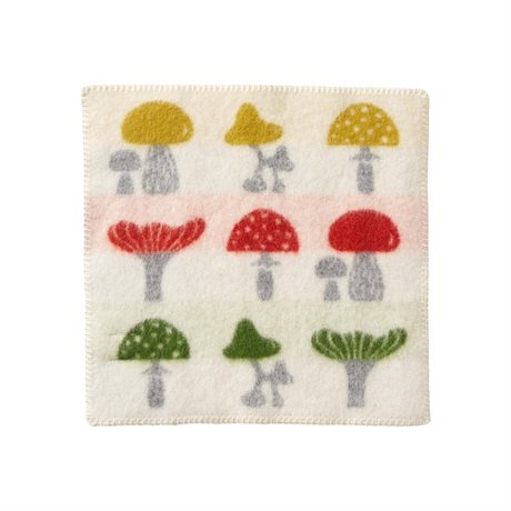 Sittunderlag KLIPPAN MUSHROOM i 100% lammull 43x43cm 