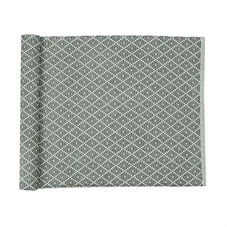 Löpare ELLA Recycled OEKO-TEX® – Oliv & Offwhite 33x120cm