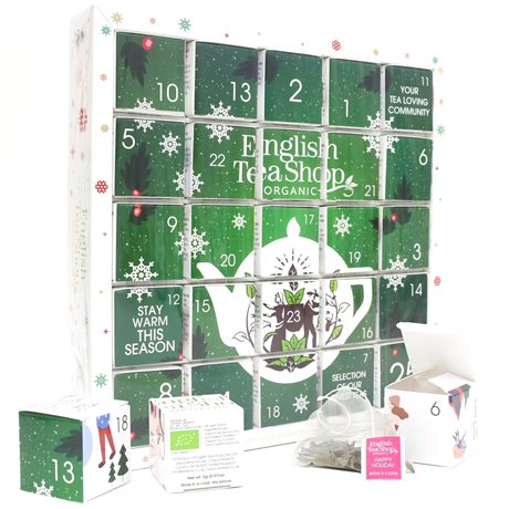 FÖRHANDSBOKA! ENGLISH TEA SHOP – Adventskalender / Tekalender EKO – Grön Puzzle Box