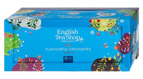 English Tea Shop – Flavourful Favourites 40 påsar 5 smaker EKO i presentask 78g