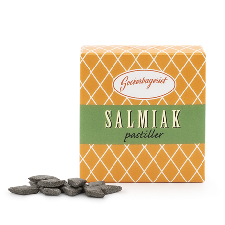 Tablettask Salmiak – retro i klassisk ask 20g