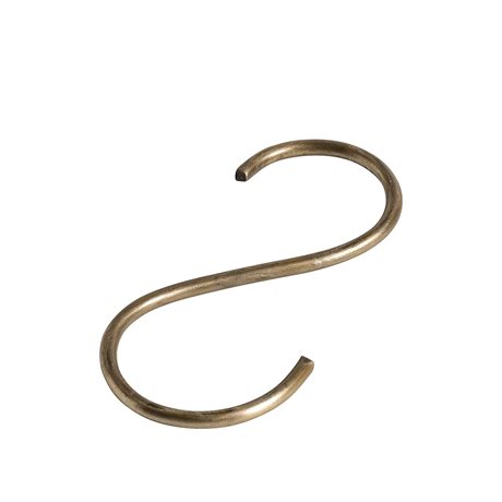 S-krok Slim i järn – mässingsfinish 10,5x4,5cm