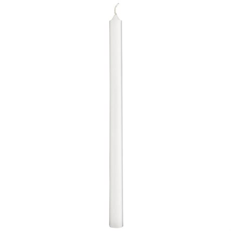 Julgransljus extra långt vit H:20cm Ø:1,3cm