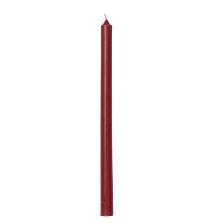 Julgransljus extra långt rött H:20cm Ø:1,3cm