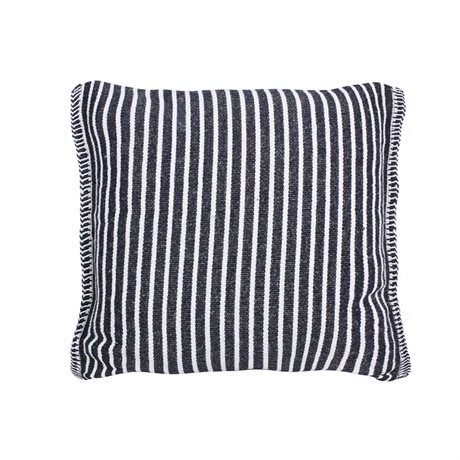 Kuddfodral KLARVIK Fair Trade – Svart/Offwhite 50x50cm