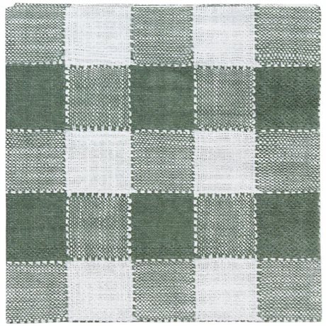 Servetter Lunch IDA RUTA Grön/Vit