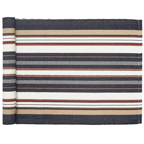 Löpare KARIN Recycled OEKO-TEX® – Marinblå Multi 33x120cm