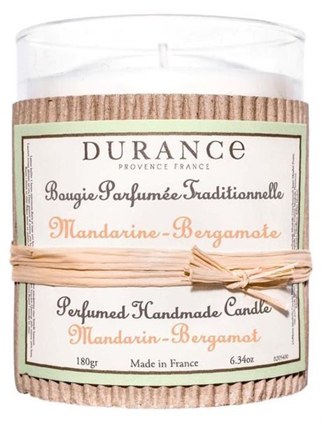Doftljus Durance – Mandarin-Bergamot 180g 40H