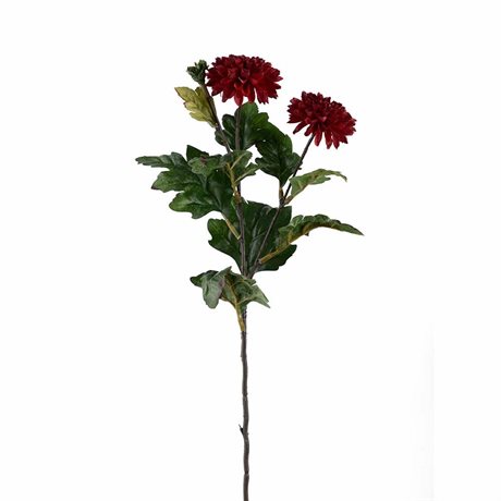 Chrysanthemum konstgjord snittblomma burgundy 53cm