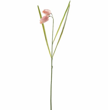 Fritillaria / Kungsängslilja rosa konstgjord 50cm