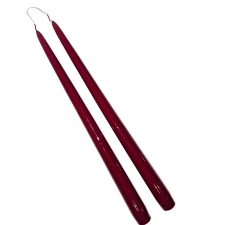 Antikljus / Parljus LACKADE BORDEAUX H:32cm Pris/par