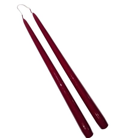 Antikljus / Parljus LACKADE BORDEAUX H:42cm Pris/par